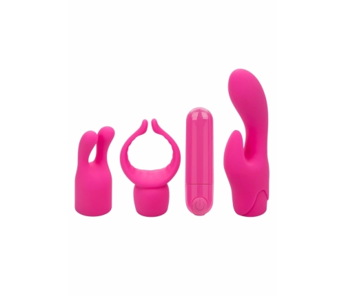 Lovers Collection Multi-Function Waterproof Kit with 3 Silicone Attachments