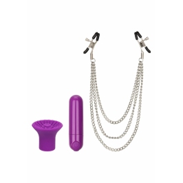 Passion Collection Set - Rechargeable Bullet & Adjustable Nipple System