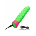 Ripple Vibrator Silicone Waterproof USB Rechargeable 10 Modes Black