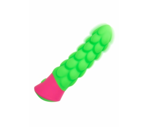 Ripple Vibrator Silicone Waterproof USB Rechargeable 10 Modes Black
