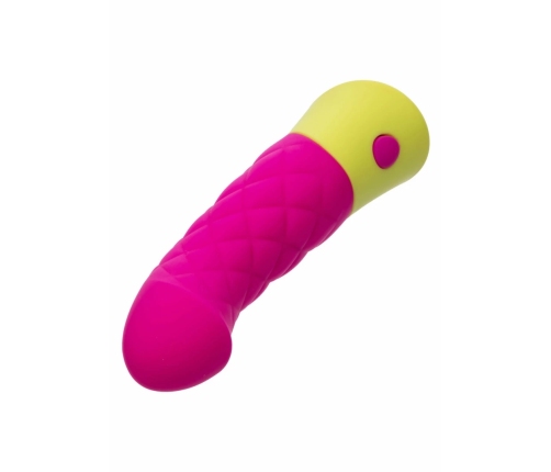 Rave Quilted G Vibrator - Curved Silicone Massager, 10 Modes, USB, IPX7