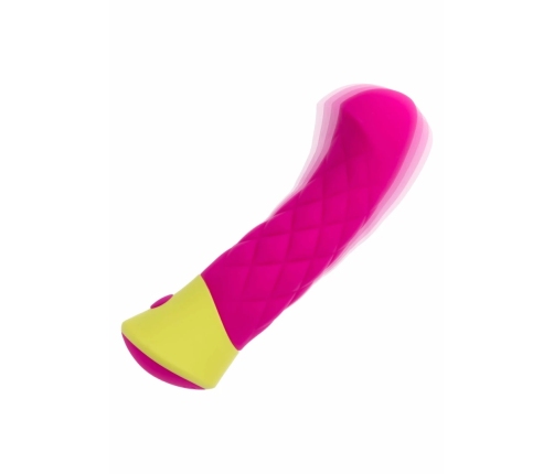 Rave Quilted G Vibrator - Curved Silicone Massager, 10 Modes, USB, IPX7