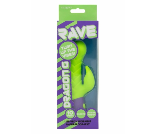 Dragon G Rave Intimate Massager Silicone Waterproof Rechargeable