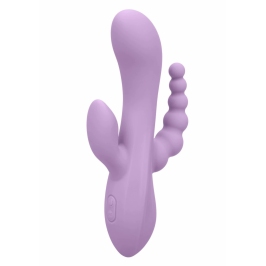 CalExotics Bend & Hold Triple Rumbler Flexible Vibrating Massager, Silicone, Black CalExotics Bend & Hold Triple Rumbler Flexible Vibrating Massager, Silicone, Black