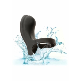 Closer Rechargeable Ring Feel Silicone Double Ring, 10 Modes, Waterproof