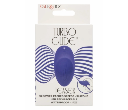 Glide Turbo Glide Teaser Massager - 10 Modes, Waterproof, USB Rechargeable