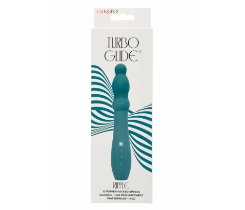 Glide Ripple Vibrator - 10-Speed Silicone Massager, Waterproof, USB