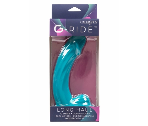 CalExotics Long Haul Vibrator Dual Motor Flexible Silicone Probe