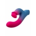 Dual Stimulator Thrusting Vibrator Silicone Waterproof USB Pink