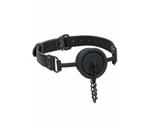 CalExotics Stopper Gag Silicone Adjustable Strap Black 3.75cm