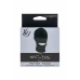 Fetish Hood Sensory Play Mask with Blindfold and Zippered Mouth Black