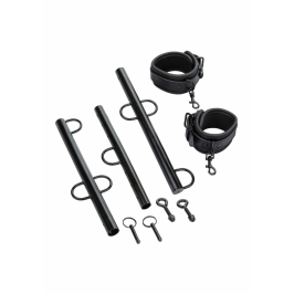 CalExotics Spreader Bar with Adjustable Cuffs 65.5-77 cm Black CalExotics Spreader Bar with Adjustable Cuffs 65.5-77 cm Black