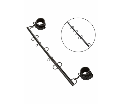 CalExotics Spreader Bar with Adjustable Cuffs 65.5-77 cm Black