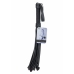 Heart Throb Flogger with Heart Accents and Soft Tassels, Black/Red