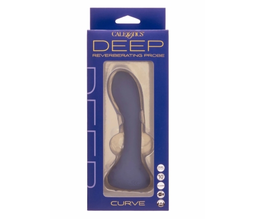 CalExotics Deep Curve Probe Silicone Dual Motor Vibrating System