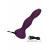 Deep Stud Probe Silicone Dual Motor Curved Intimate Device Black