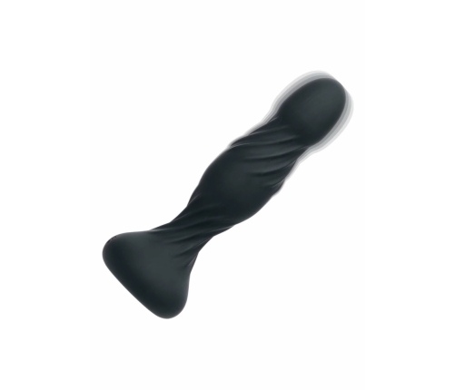 Deep Swirl Probe Silicone Dual Motor Waterproof Intimate Device Black