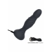 Deep Swirl Probe Silicone Dual Motor Waterproof Intimate Device Black