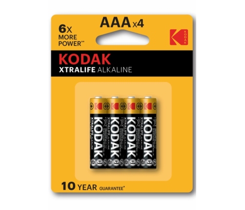 Kodak XTRALIFE AAA Alkaline Batteries 40-Pack Long-Lasting Power