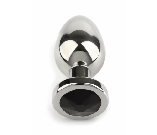 Mr. Steel Jeweled Plug Small Stainless Steel with Gemstone Base