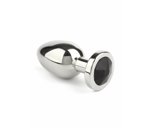 Mr. Steel Jeweled Plug Small Stainless Steel with Gemstone Base