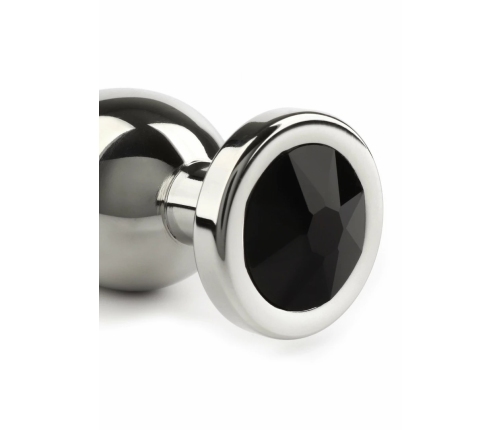 Mr. Steel Jeweled Plug Small Stainless Steel with Gemstone Base