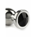 Mr. Steel Jeweled Plug Small Stainless Steel with Gemstone Base