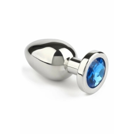 Mr. Steel Jeweled Anal Plug Small Stainless Steel Gem Base Mr. Steel Jeweled Anal Plug Small Stainless Steel Gem Base