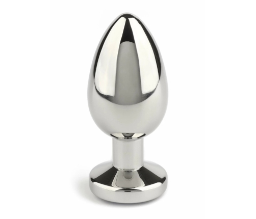 Mr. Steel Jeweled Anal Plug Small Stainless Steel Gem Base
