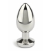 Mr. Steel Jeweled Anal Plug Small Stainless Steel Gem Base