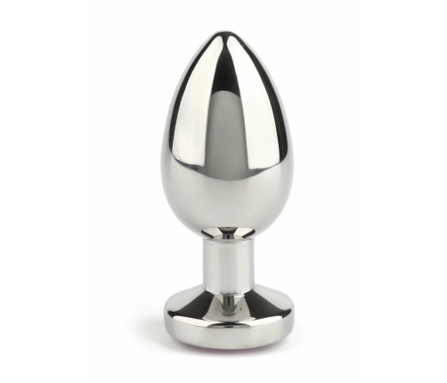 Mr. Steel Jeweled Plug Small Stainless Steel with Gemstone Base