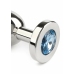 Mr. Steel Jeweled Plug Medium Stainless Steel with Gemstone Base