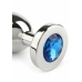 Mr. Steel Jeweled Plug Medium Stainless Steel with Gemstone Base