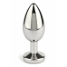Mr. Steel Jeweled Plug Medium Stainless Steel with Gemstone Base
