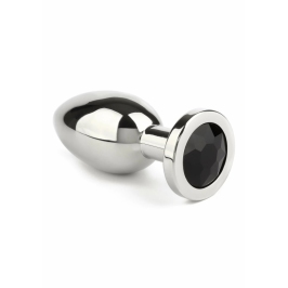 Mr. Steel Jeweled Plug Large Stainless Steel with Gemstone Base Mr. Steel Jeweled Plug Large Stainless Steel with Gemstone Base