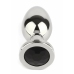 Mr. Steel Jeweled Plug Large Stainless Steel with Gemstone Base