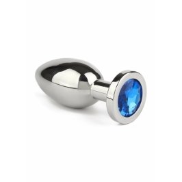 Mr. Steel Jeweled Plug Large Stainless Steel with Gemstone Base Mr. Steel Jeweled Plug Large Stainless Steel with Gemstone Base