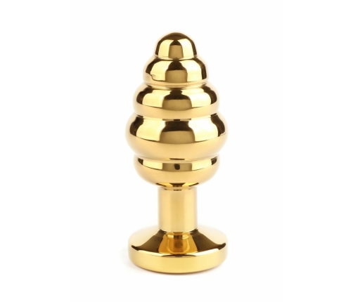 Mr. Steel Twister Small Stainless Steel Spiral Plug with Jeweled Base