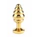 Mr. Steel Twister Small Stainless Steel Spiral Plug with Jeweled Base