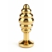 Mr. Steel Twister Medium Stainless Steel Spiral Plug with Jeweled Base