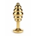 Mr. Steel Twister Large Stainless Steel Spiral Plug with Jeweled Base