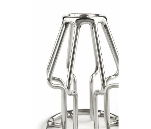 Mr. Steel Trapezoid Plug Small Stainless Steel Openwork Design