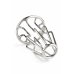 Mr. Steel Trapezoid Plug Small Stainless Steel Openwork Design