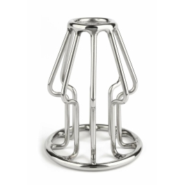 Mr. Steel Trapezoid Plug Small Stainless Steel Openwork Design Mr. Steel Trapezoid Plug Small Stainless Steel Openwork Design