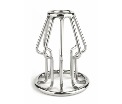 Mr. Steel Trapezoid Plug Small Stainless Steel Openwork Design