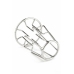 Mr. Steel Trapezoid Large Stainless Steel Geometric Plug