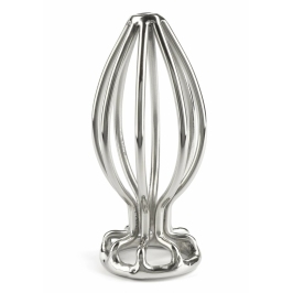 Mr. Steel Round Wire Plug Medium Stainless Steel Open-Frame Design Mr. Steel Round Wire Plug Medium Stainless Steel Open-Frame Design