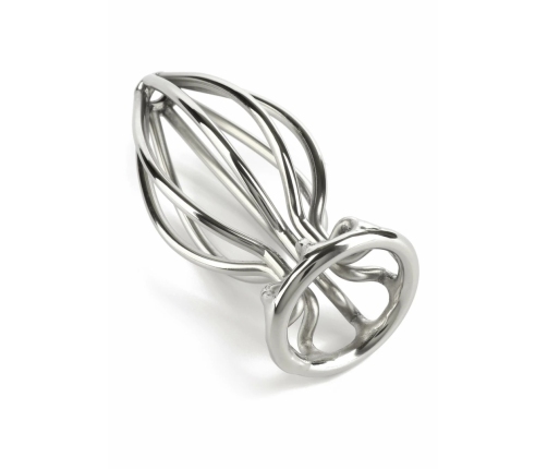 Mr. Steel Round Wire Plug Medium Stainless Steel Open-Frame Design