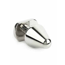 Mr. Steel Heavy Steel Plug Small - Stainless, Tapered, Compact Size Mr. Steel Heavy Steel Plug Small - Stainless, Tapered, Compact Size