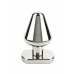 Mr. Steel Heavy Steel Plug Small - Stainless, Tapered, Compact Size